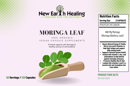 Moringa Capsules (120 ct) 600 mg